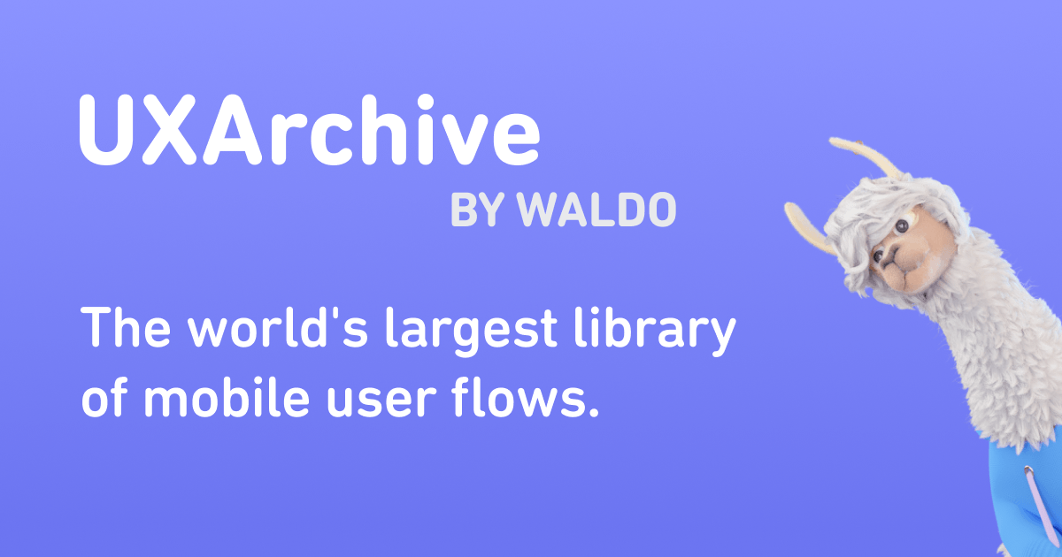 UXArchive - Made by Waldo